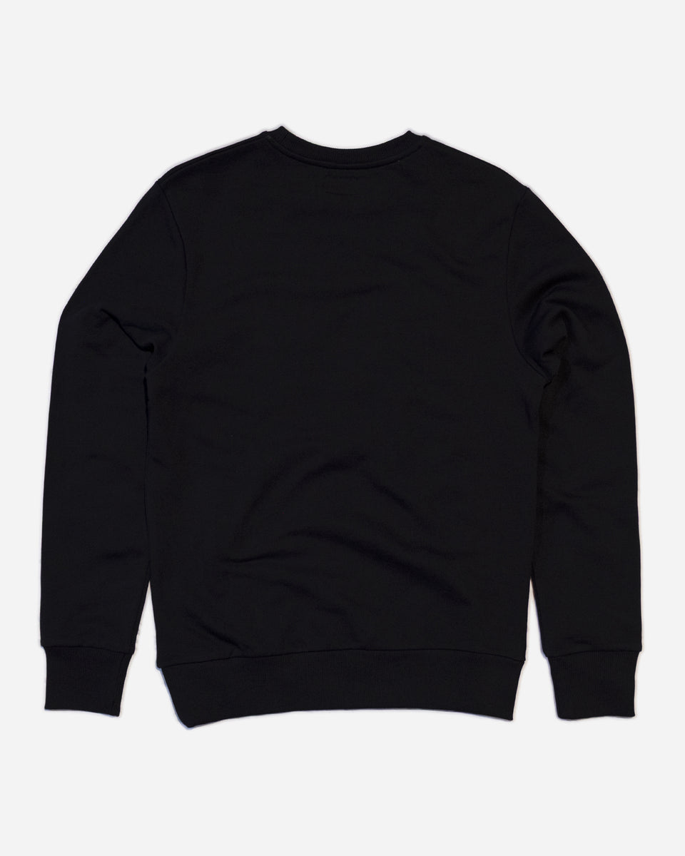 Bike Shed Inc Applique Sweat Black Studio Image Back