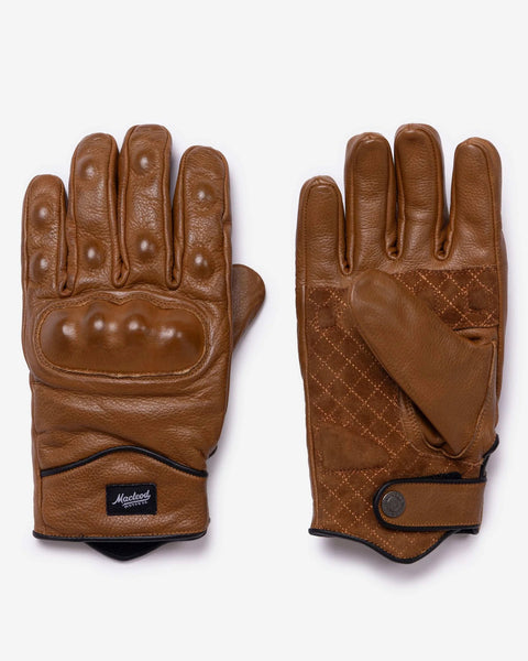 Macleod Rebel Leather Gloves - Brown studio image
