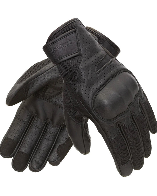 Merlin Griffin Leather Gloves - Black