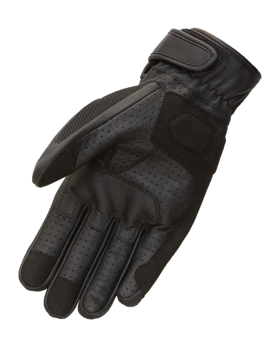 Merlin Griffin Leather Gloves - Black studio image