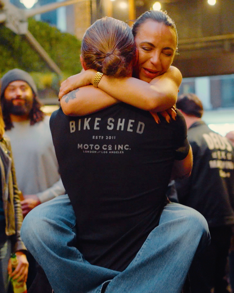 BMW Boxer Motorcycle ESTD. Graphic T-Shirt - Black