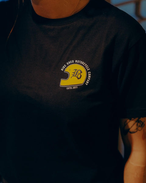 BSMC BROK3N Motorcycle Graphic T-Shirt - Black