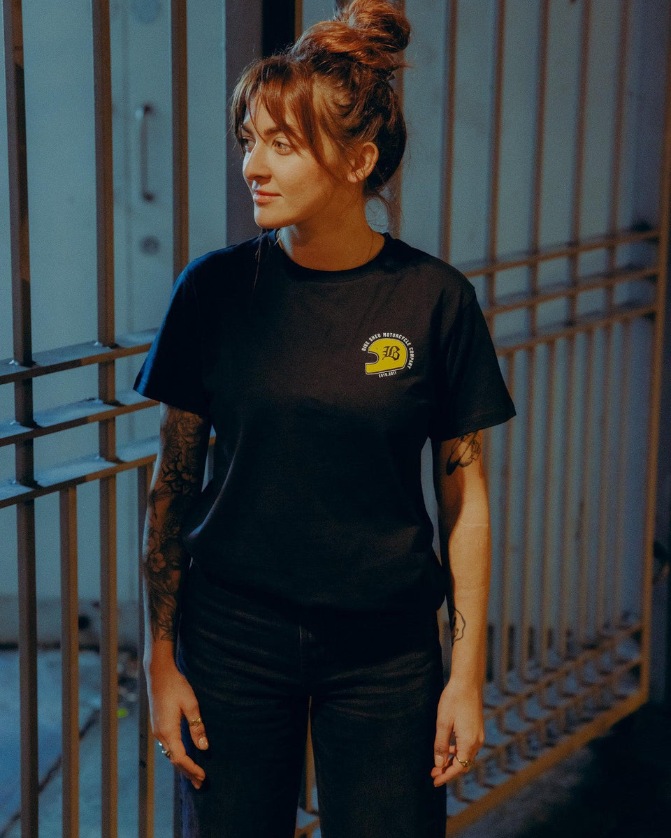 BSMC BROK3N Motorcycle Graphic T-Shirt - Black