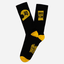 BSMC Retail Accessories BSMC BROK3N Socks - Black/Yellow