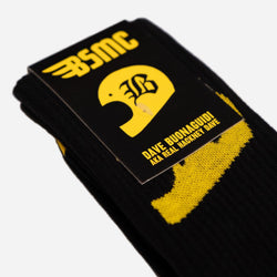 BSMC Retail Accessories BSMC BROK3N Socks - Black/Yellow