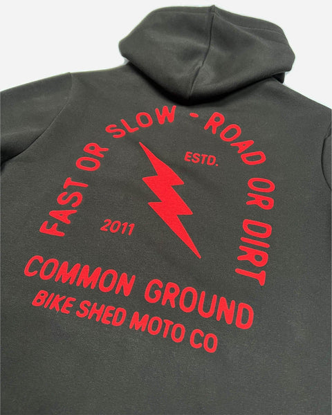 BSMC Common Ground Graphic Motorcycle Hoodie - Black