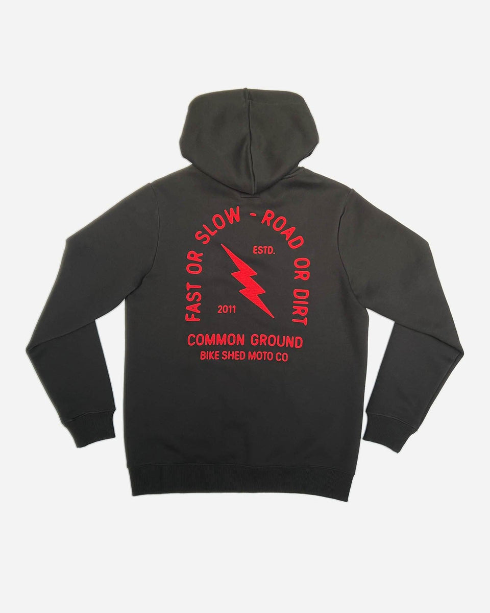 BSMC Common Ground Graphic Motorcycle Hoodie - Black