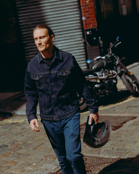 BSMC Motorcycle Denim Jacket - Cordura Indigo