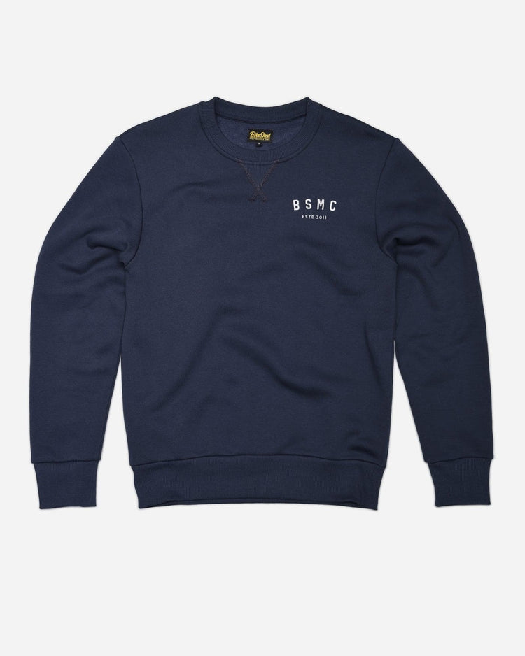 BSMC Retail Sweatshirts BSMC ESTD. Embroidered Sweatshirt - Navy