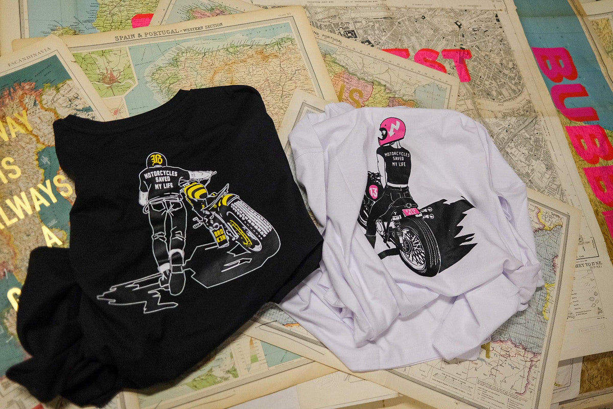 BSMC FKU4ALL Motorcycle T-Shirt - White