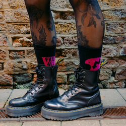 BSMC Retail Accessories BSMC FKU4LL Socks - Black/Pink