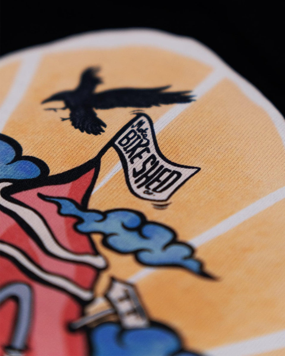 black motorcycle graphic t-shirt - detail