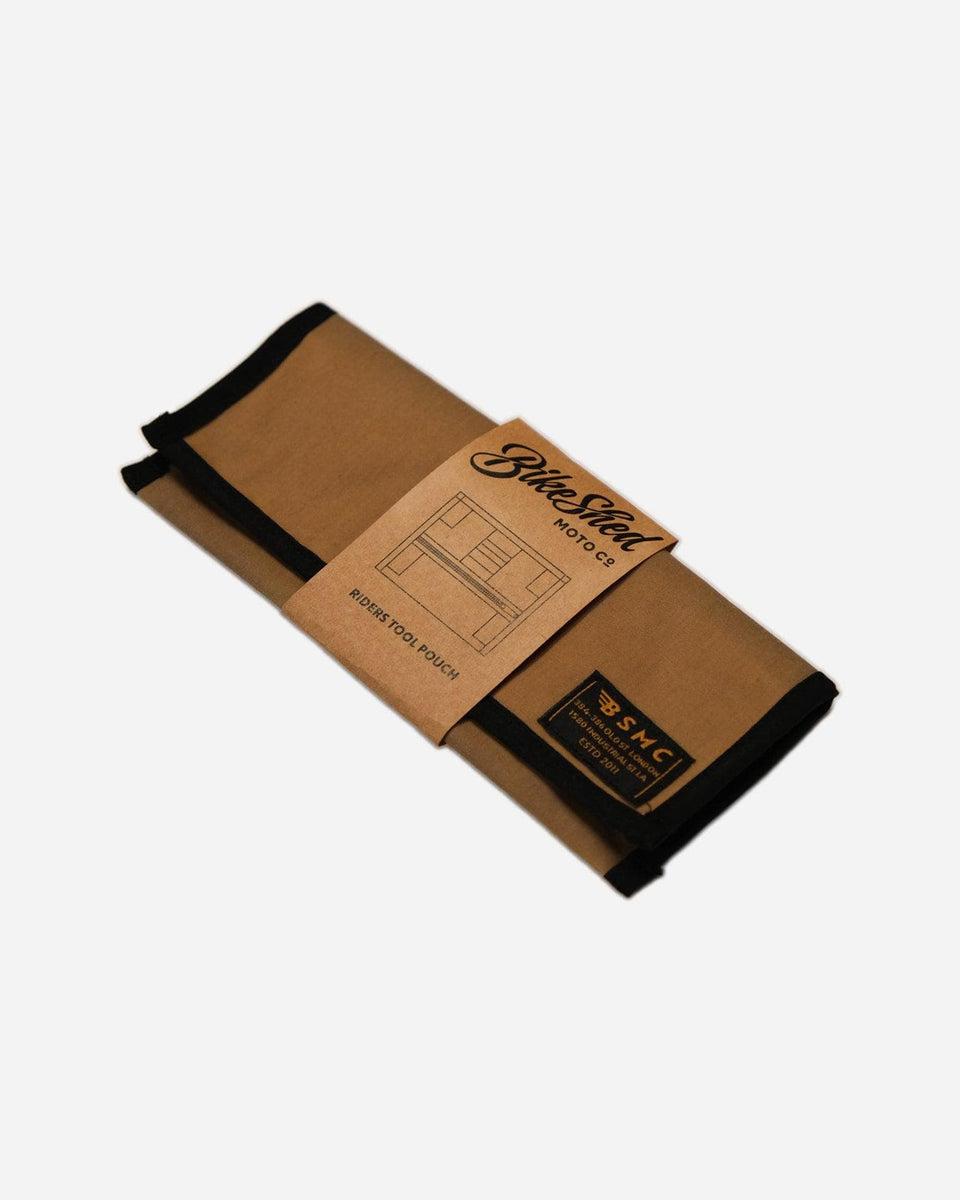 Motorcycle Rider's Tool Pouch - Waxed Tan