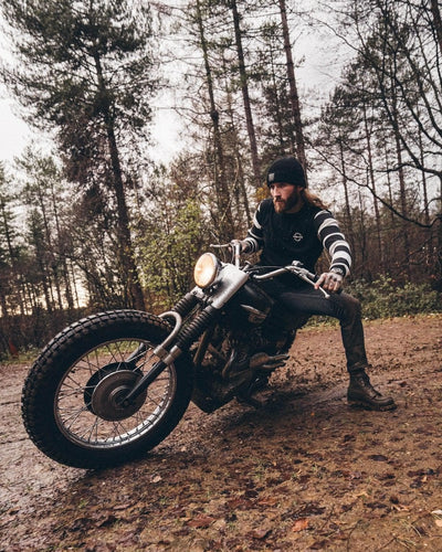 BSMC Rocker Long Sleeve Waffle - Black/Cream