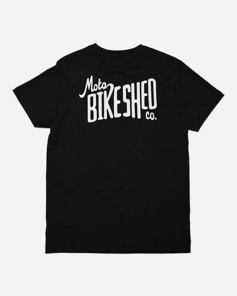 BSMC Throwback Logo Motorcycle Graphic T-Shirt - Black
