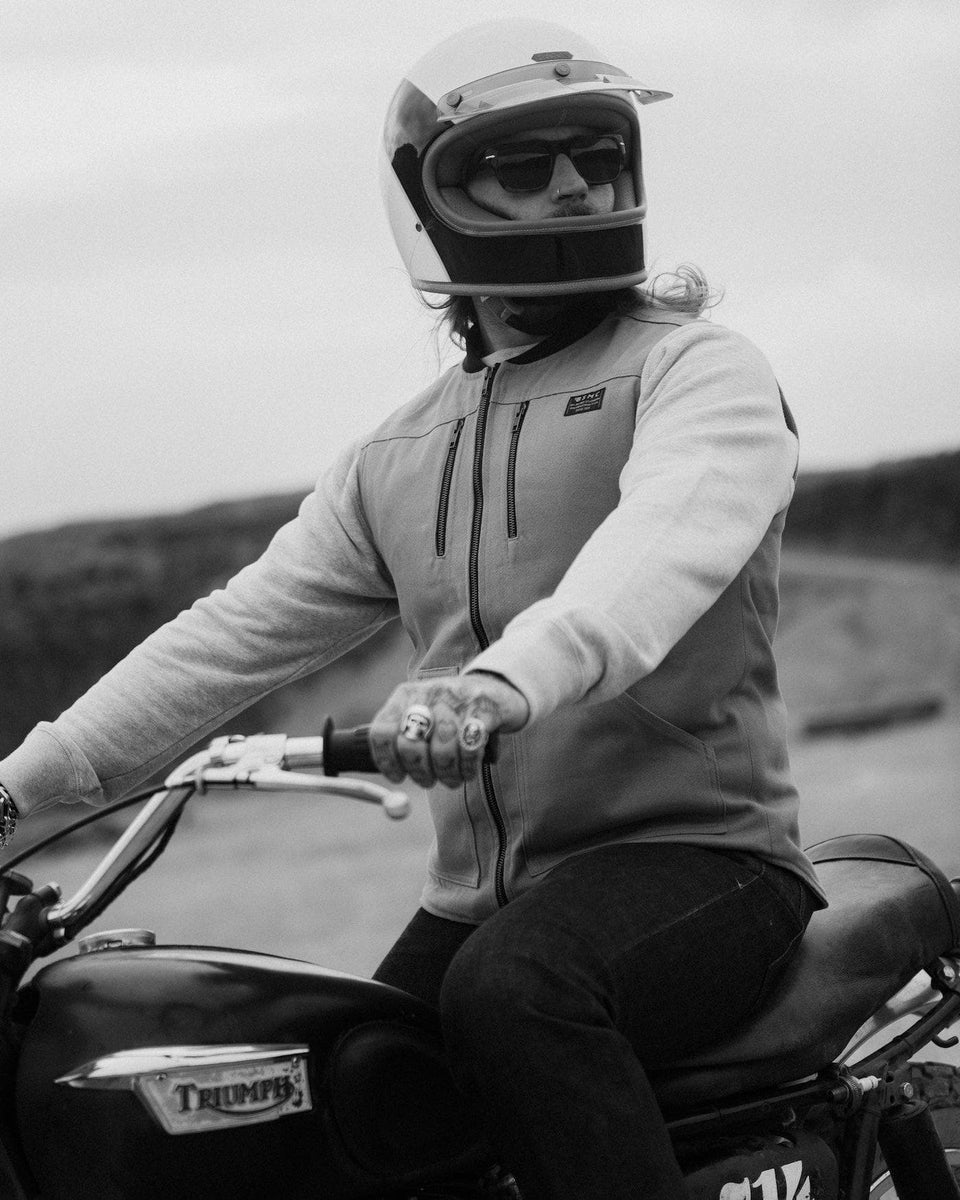 Cotton Motorcycle Utility Vest - Tan