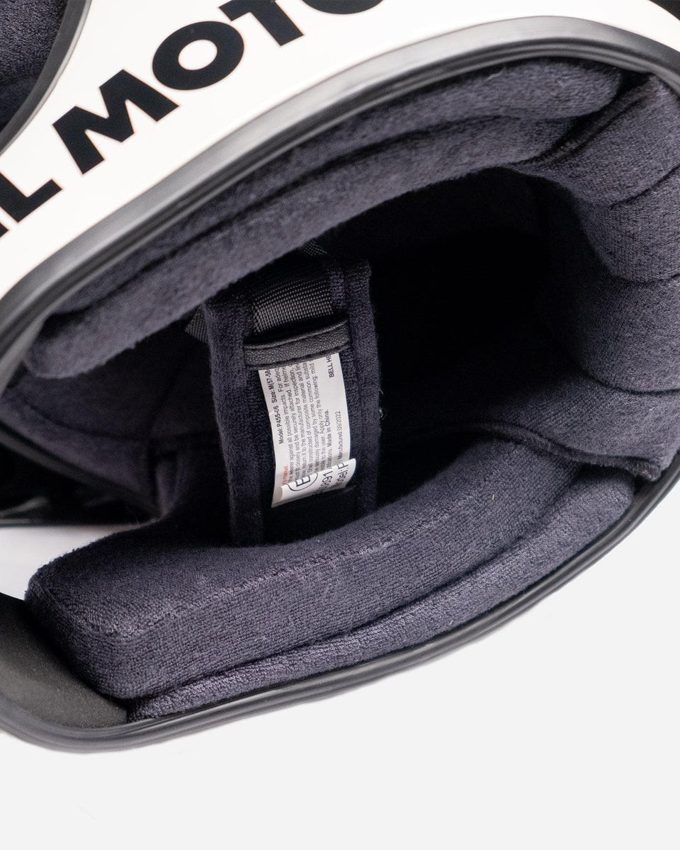 BSMC Retail Helmets BSMC x Bell Moto-3 Motorcycle Helmet White