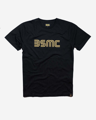 BSMC '77 T Shirt - Black/Gold