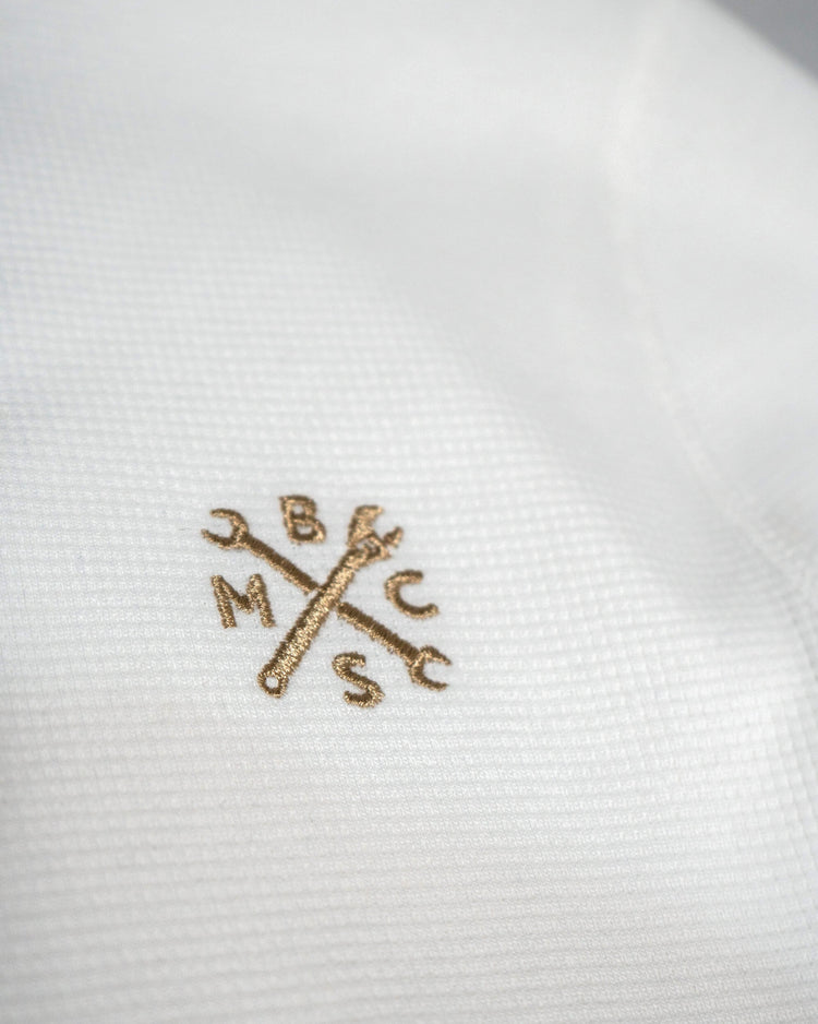 BSMC Retail Long Sleeves BSMC Embroidered Club Waffle - Ecru