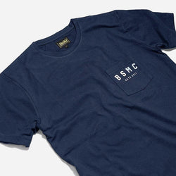 BSMC Retail T-shirts BSMC ESTD. Pocket T Shirt - Navy