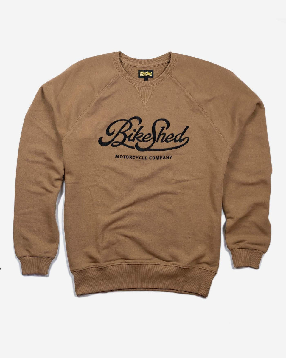 BSMC Garage Motorcycle Sweatshirt - Brown/Black