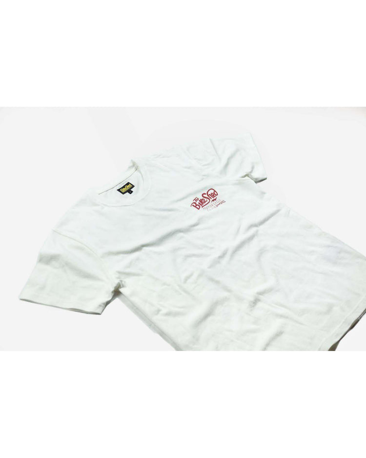 BSMC Retail T-shirts BSMC Handmade T Shirt - Cream/Oxblood