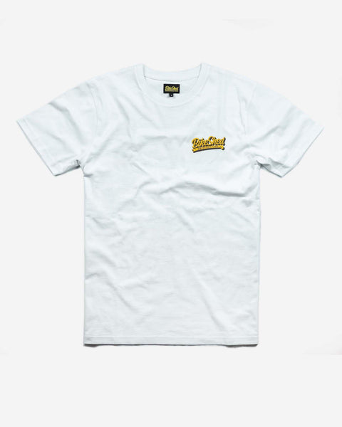 BSMC Motorcycle Mural Graphic T Shirt - White