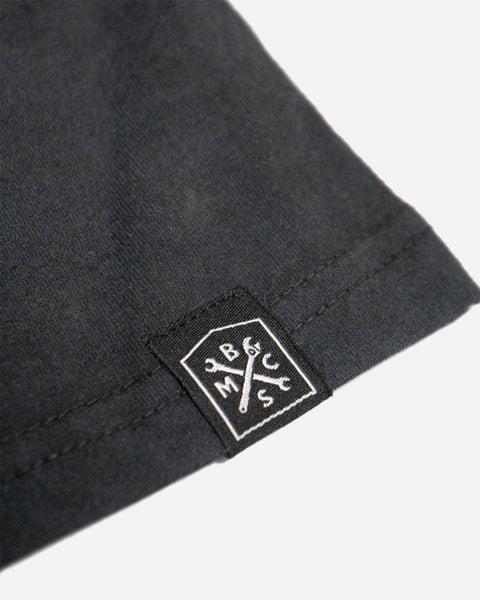 BSMC Speed Demon Graphic Motorcycle T-Shirt - Washed Black