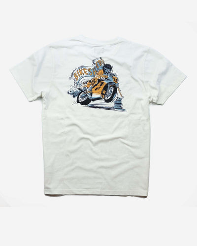 BSMC Track Wolf T Shirt - Off White