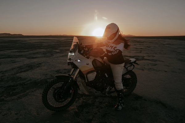 BSMC Wing Race Long Sleeve Motorcycle Jersey - Gold