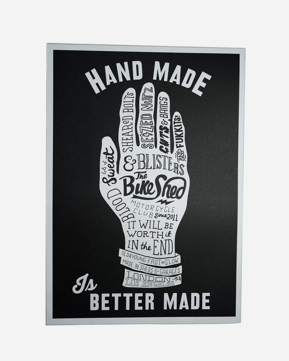 BSMC Retail Collaborations BSMC x Dave Buonaguidi "Handmade Is Better Made" Print - Black