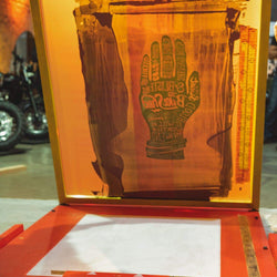 BSMC Retail Collaborations BSMC x Dave Buonaguidi LE Motorcycle Pulled "Handmade Is Better Made" Print