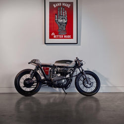 BSMC Retail Collaborations BSMC x Dave Buonaguidi - Motorcycle Pulled "Handmade Is Better Made" Print